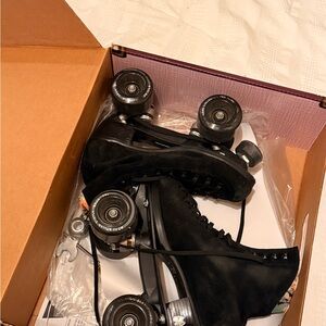 Classic Black Women's Roller Skates